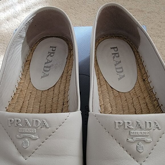 Prada | Nappa leather espadrilles - Picture 3 of 14